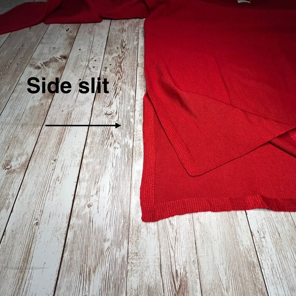 Van Heusen, crewneck,fine gauge sweater w/vertical raised stitching -size S/P - Picture 8 of 12